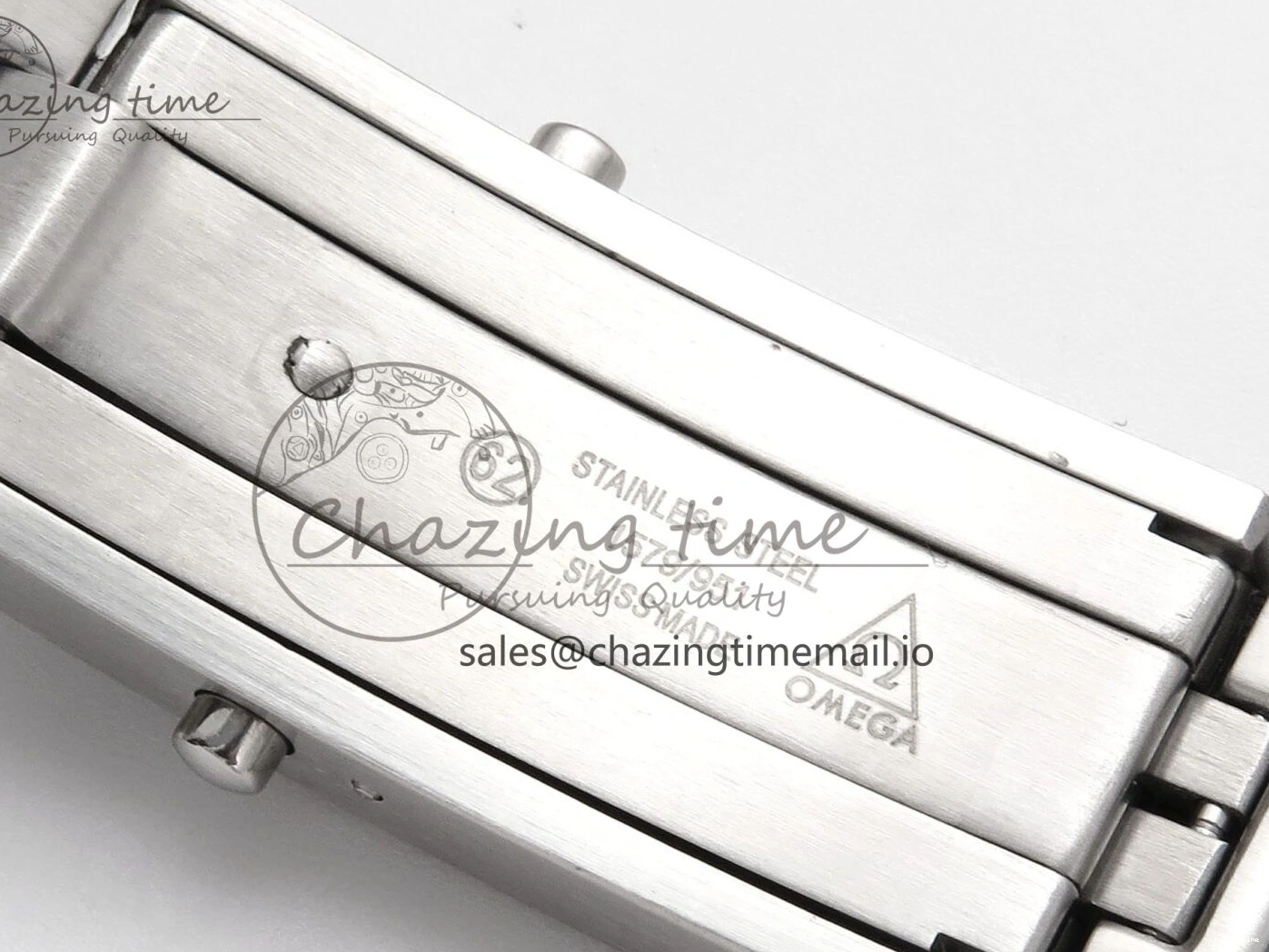 0405 Seamaster “LMPO” OMF 1:1 Best Edition Black Dial on SS Bracelet A Tailored 7703